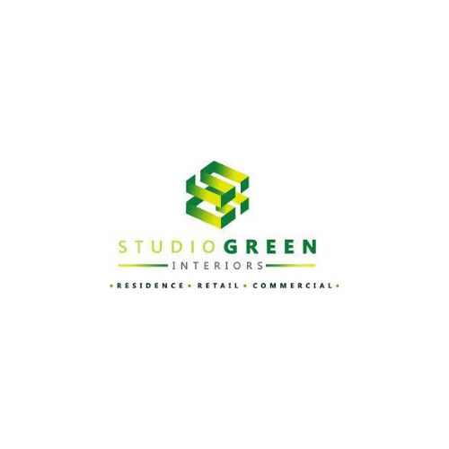 "Studio Green Interiors logo - Respected client of Plyneer Industries specializing in sustainable and creative interior design"